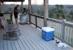 Grilling on a Screened in Porch